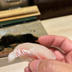 鮨料理 一高 - 徳島鳴門産の真鯛