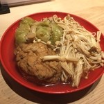 お多幸 - キャベツ巻き、エノキ、がんも