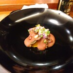 茂幸 - ◆先付﻿ 鮑を使った梅善哉(ぜんざい)