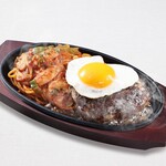 ナポリタン&国産粗挽きハンバーグ