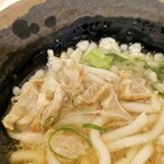 松屋 - 油かすの表情。