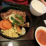 見蘭牛ダイニング　玄 - 長州鳥のガーリックステーキ