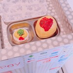 ビルズカフェ - レジにあるオムライス型オブジェ