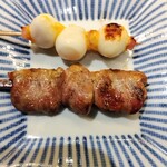 焼き鳥　黒てんぐ - うずら・はつ