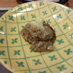 茂幸 - カニのおかき揚げ