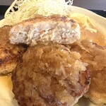 ごはん処 だいこん屋 - みぞれ野菜つくね断面