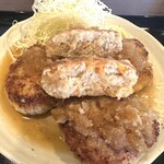 ごはん処 だいこん屋 - みぞれ野菜つくね断面