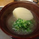 茂幸 - 京都の大根とネギの煮浸し