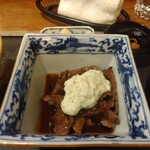 茂幸 - すき焼き、湯葉と山椒のソース