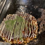 お好み焼き ころんぶす - かつおぶしは粉末状です