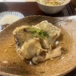 米Lab 百福 - 週替わりの鱈のきのこ餡かけ