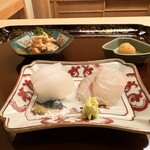 片折 - 新湊のアオリイカと氷見のヒラメ