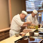 片折 - クエしゃぶを目の前で