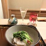 片折 - クエしゃぶには珠洲のあおさと黒七味が