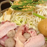 喜どり - ちゃんちゃん鍋は火を入れるとこからワクワク