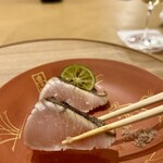 佐ノ - とろけた鰆。皮目の炙りの良い香り