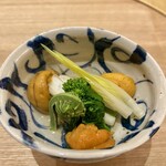 佐ノ - 春の山菜と雲丹