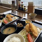 わくわく亭 - あじフライ定食&ふくフライ定食
