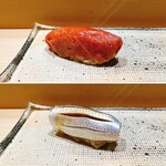 すし宮川 - 中トロ柵漬け＆コハダ