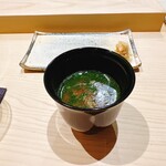 すし宮川 - 魚出汁（大助）のお椀