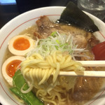 Men Gaku - ラーメン 中盛 味玉