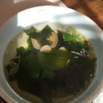 壱語屋 - ランチB定食のスープ