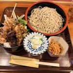蕎麦屋 大入 - 料理写真:「やきとり丼セット」1,600円税込み♫