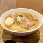 塩そば まえだ - やってきまちた！麺大盛➕味玉！！