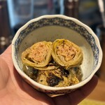 焼鳥 御廉 - つくねレタス巻き