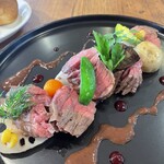 ビストロ ディモンシュ - カイノミのステーキ