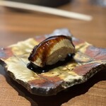 登喜和鮨 - ツメ。塩か選べますが、両方　という選択肢もあり。