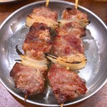 やきとん酒場 炭火焼き おとん家 - はらみ￥90/1本＋かしら￥90/1本　2026.1.20