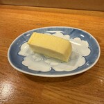 ゆうひ鮨 - 〆のだし巻き玉子　焦げ目は有りません！　素晴らしい！