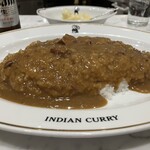 インデアンカレー - 大盛りだからかなかなかの迫力