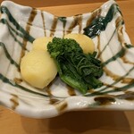 日本料理 味蕾 - 新じゃがいもと菜の花のバター煮