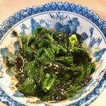 うどん高橋 - ほうれん草のごま合え