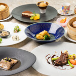 一茶一酒 - 料理写真:お料理と点心両方楽しめるコース/山コース