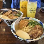 楚辺 - 2枚肉そば