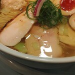 らーめん 鶏喰 - 3種類の鶏チャーシュー