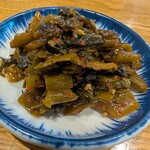 博多らーめん塩原いってつ - ここの辛子高菜はかなり好みの味♪