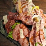 いちらく - 赤身肉の盛合