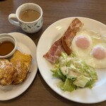 デニーズ 東習志野店 - セレクトモーニング 650円(税込715円)