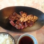 Guriru Kicchin Ikegami - ヘレステーキ定食(サラダ、焼き野菜、ライス、味噌汁、シャーベット付き)　2500円税別