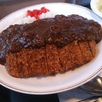 おいしんぼ - ロースカツカレー　普通盛り（￥1.290）