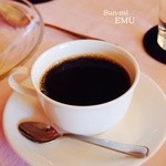 EMU - ラストはホットコーヒーでのんびり。