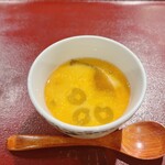 おかもと - 白子と鱶鰭茶碗蒸し
