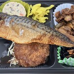 屋台DELi - 料理写真:鯖塩弁当600円（タイムサービス）