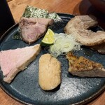 麺屋 さくら井 - 特上 昆布水つけ麺のトッピング