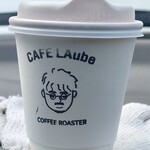 Cafe LAube - ドリンク写真:カフェ・ラテ(HOT)550円砂糖入り