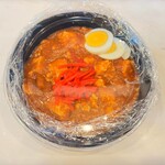 蒙古タンメン中本 - テイクアウトの麻婆丼大盛り(ライス抜き)